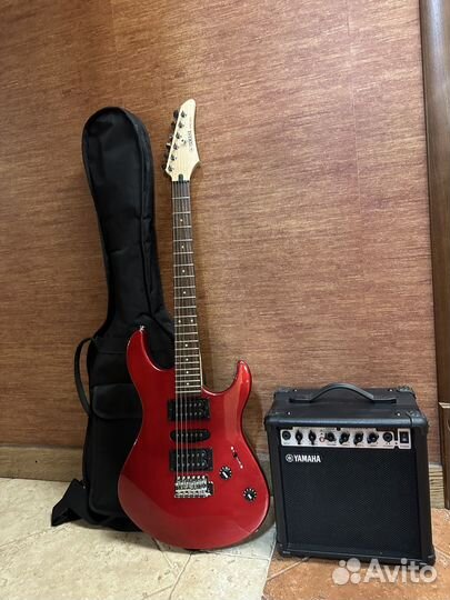 Электро гитара yamaha с комбоусилителем