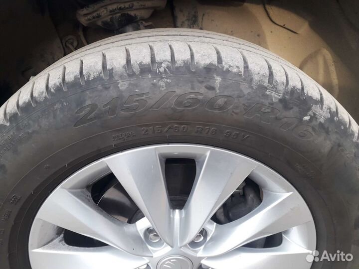 Комплект колес r16 летних skoda