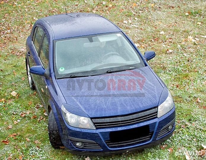 Реснички Sport на фары Opel Astra H / GTC