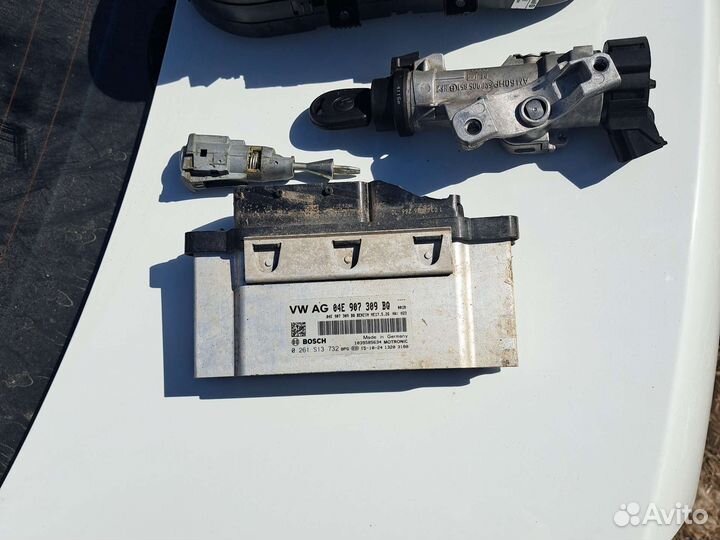 Эбу ключ приборка замок Поло 2016 седан 1.6 мт