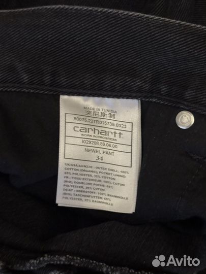 Джинсы carhartt wip