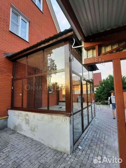 Остекление окон и балконов пвх