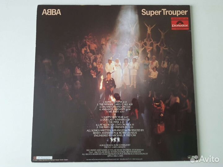LP abba Super Trouper