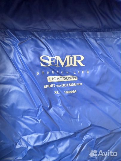 Пуховик мужской Semir L-XL синий