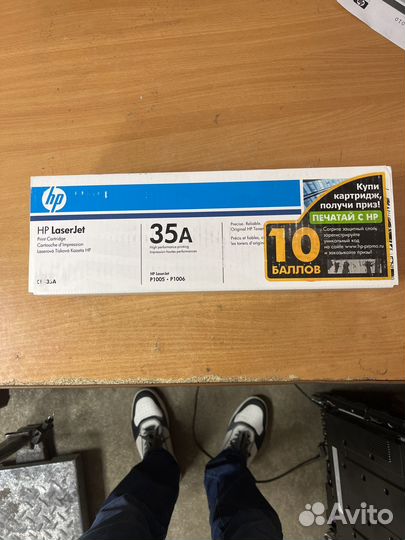 Картридж оригинал hp cb435a 35a