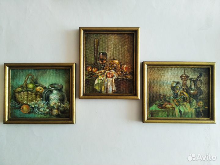 Картины масляная миниатюрная живопись