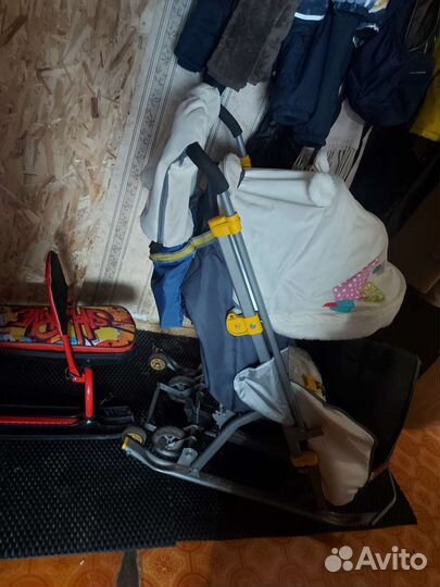 Коляска санки