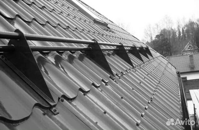 Снегозадержатель для фальцевой кровли