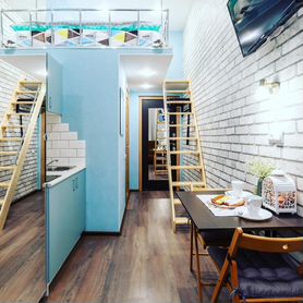 Квартира-студия, 18 м², 2 кровати