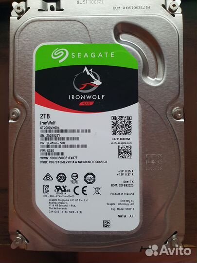 Жесткие диски 2Tb, 4 Tb