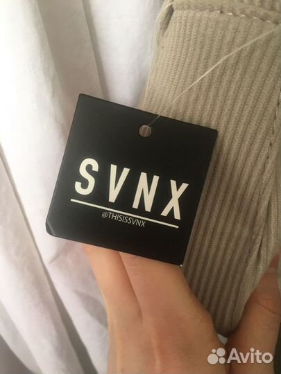 Сумка вельветовая бежевая