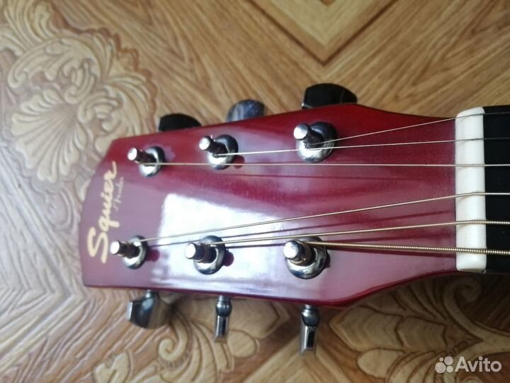 Акустическая гитара fender squier SA-150+ чехол