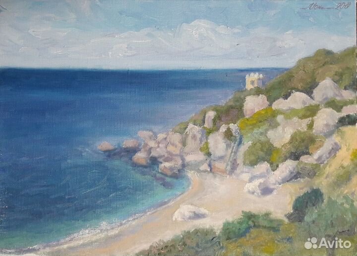 Картины написаны на пленере холст/масло