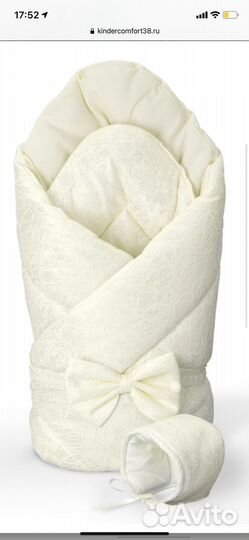 Конверт одеяло на выписку цветок