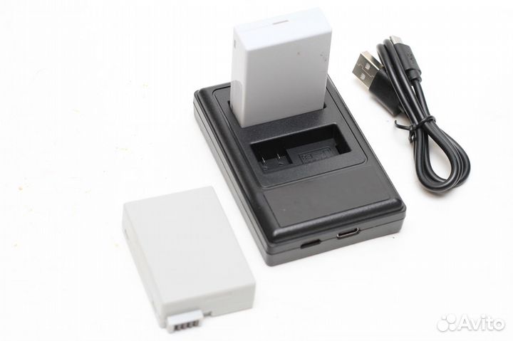 Зарядное устройство двойное для Canon LP-E8+ 2акб