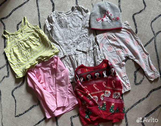 Вещи пакетом MatherCare на девочку 2-3 года