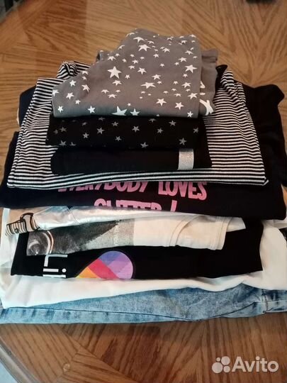 Вещи пакетом на девочку 146см
