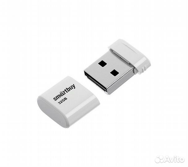 Флеш-накопитель Smartbuy Lara USB 2.0 32GB, белый