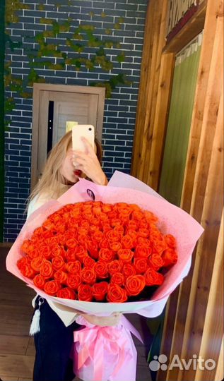 Букеты из 101 розы