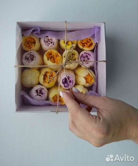 Тюльпаны из зефира съедобный букет