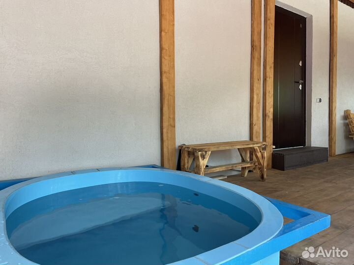 Баня на дровах с купелью