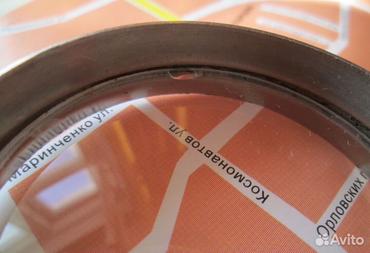 Лупа с эбонитовой ручкой. Старинная