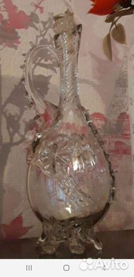 Хрусталь, графины, молочник,сахарница лфз СССР