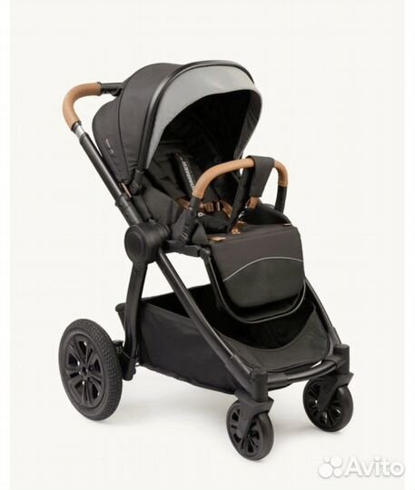 Коляска 3 в 1 happy baby mommer PRO black