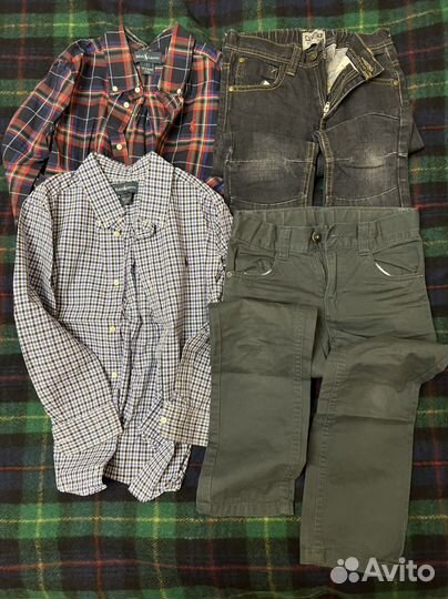 Пакет брендовых вещей на мальчика 7-8 лет