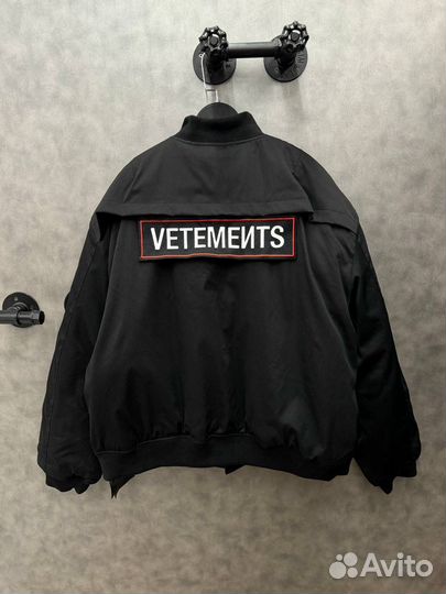 Бомбер vetements police oversize (новинка)