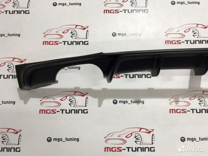 Диффузор BMW F30 M-Performance 2x0 черный мат