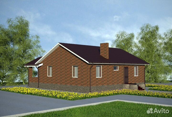 Альбом Проект одноэтажного дома - 107,3 м2