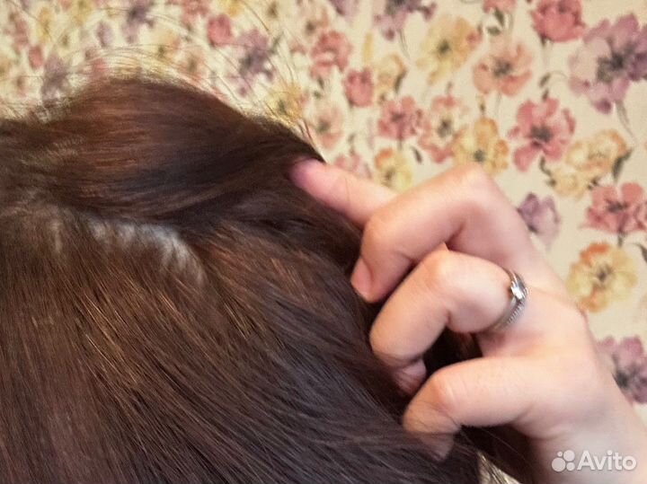 Накладка из натуральных волос