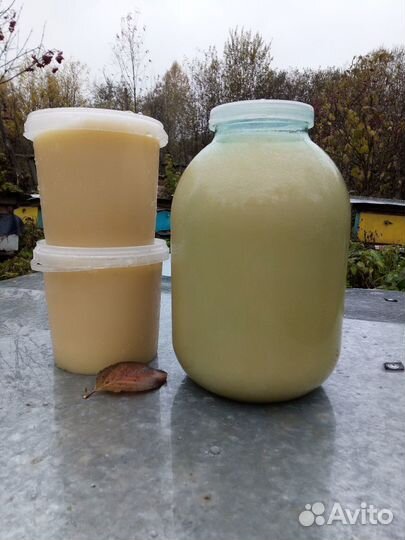 Мёд со своей пасеки, мёд в сотах