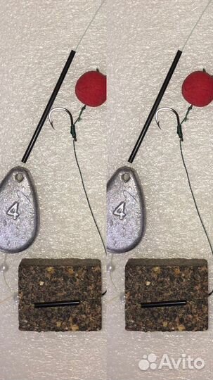 Снасти на сазана, жмыховки, макушатники, закидные