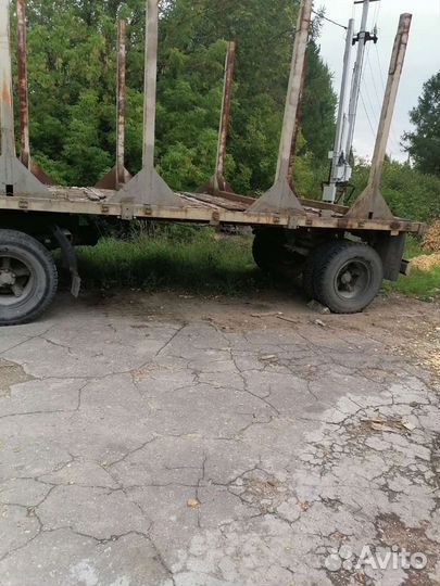 Прицеп лесовоз (сортиментовоз) СЗАП 8357, 2002