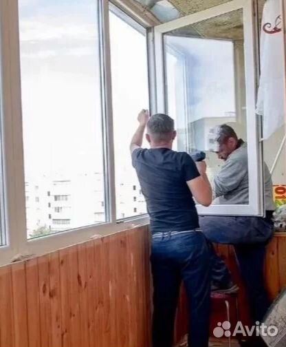 Остекление балконов/ пластиковые окна установка