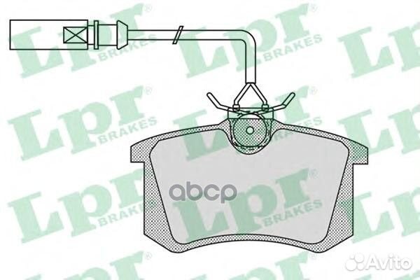 05P980 Колодки тормозные ford galaxy 95-06/seat