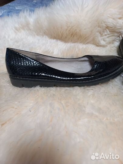 Балетки натуральная кожа 37