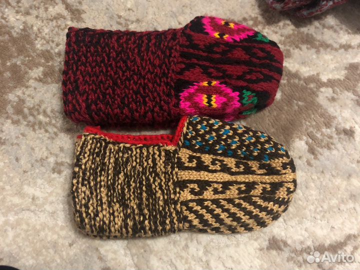 Вязаные носки