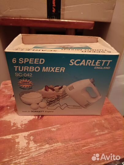 Ручной турбо миксер скарлет sc 042