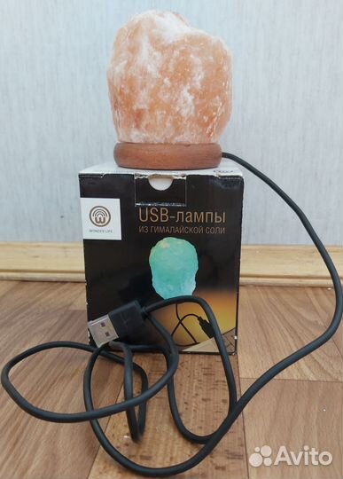 Солевая лампа usb