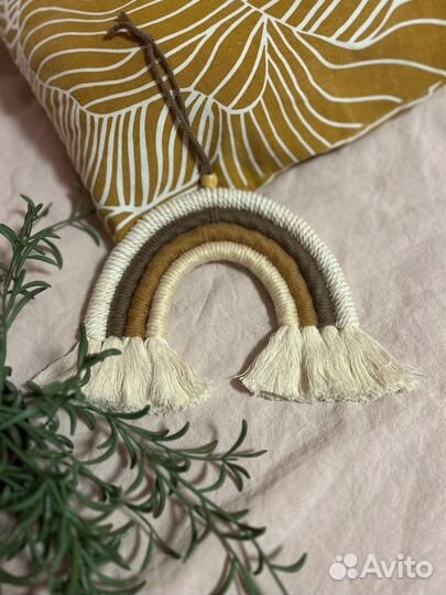 Радуга макраме сканди декор для детской