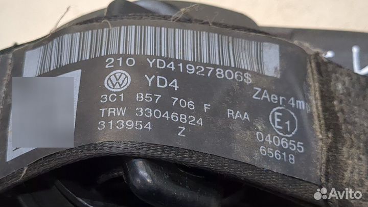 Ремень безопасности Volkswagen Passat 6, 2006