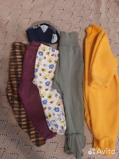 Детские вещи пакетом от 0 до 3