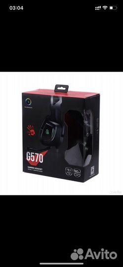 Игровые наушники bloody g 570