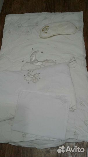 Детский комплект одеяло и бортиком в кроватку