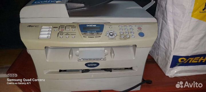 Мфу лазерное Brother MFC-7420R, ч/б, A4