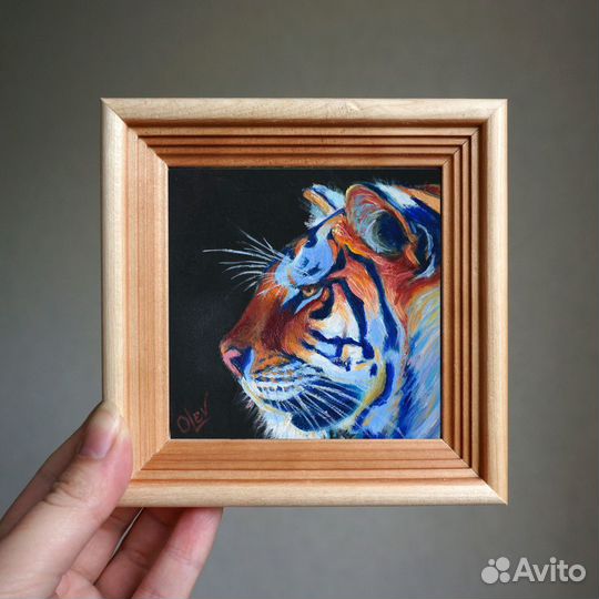 Картина маслом в раме 