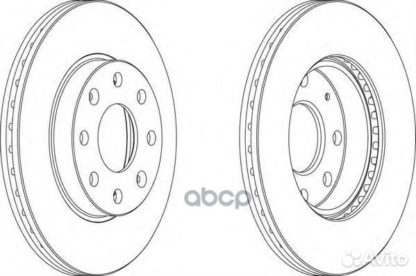 Диск тормозной GM lanos/aveo 05- перед. 236 мм